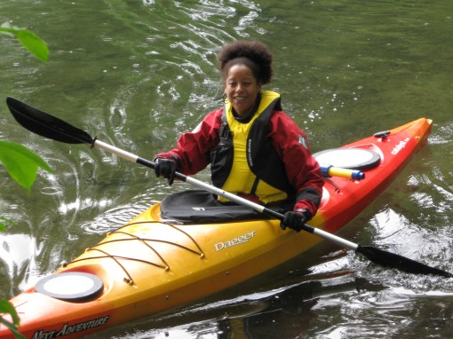 bibi mcgill,kayaking