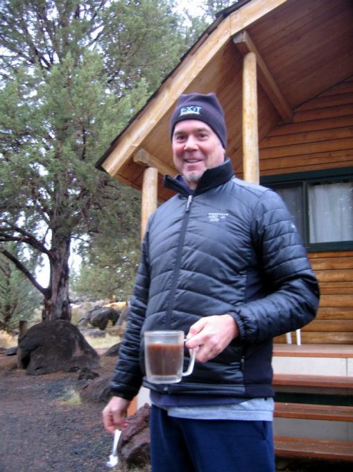 rod richards,cabins at lake billy chinook,cove pallisades state park