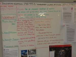 Wind/rain/volcanic activity conspire to ruin our day!