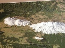 Model of the three volcanoes