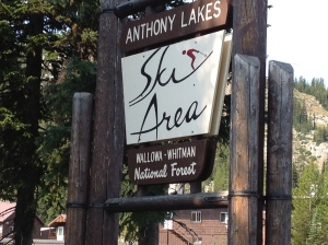 Anthony Lakes Sign